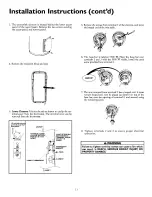 Preview for 11 page of Kenmore 32184 - Power Miser 12 Owner'S Manual