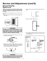 Preview for 18 page of Kenmore 32184 - Power Miser 12 Owner'S Manual