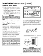 Preview for 10 page of Kenmore 32656 - Power Miser 6 Owner'S Manual