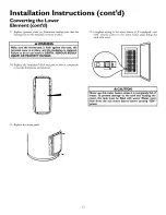 Preview for 12 page of Kenmore 32656 - Power Miser 6 Owner'S Manual