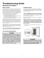 Preview for 22 page of Kenmore 32656 - Power Miser 6 Owner'S Manual