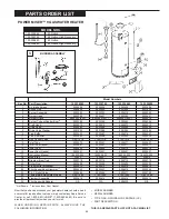 Preview for 29 page of Kenmore 33916 - 50 Gallon Short Natural Gas Water Heater Owner'S Manual