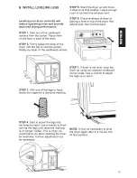 Предварительный просмотр 13 страницы Kenmore 3405587 Owner'S Manual And Installation Instructions