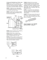 Предварительный просмотр 20 страницы Kenmore 3405587 Owner'S Manual And Installation Instructions