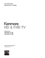 Предварительный просмотр 1 страницы Kenmore 348.71360610 Use & Care Manual