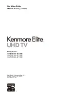 Kenmore 348.71395610 Use & Care Manual preview