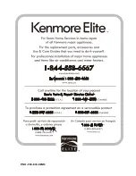 Предварительный просмотр 62 страницы Kenmore 348.71395610 Use & Care Manual