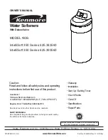 Preview for 1 page of Kenmore 350 Series Owner'S Manual