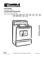 Kenmore 362.61020 Use & Care Manual preview