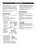 Предварительный просмотр 11 страницы Kenmore 362.6112 Series Use & Care Manual