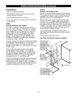 Предварительный просмотр 40 страницы Kenmore 362.7262 Series Use & Care Manual