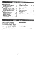 Preview for 3 page of Kenmore 363.14151 Use & Care Manual