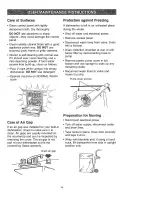 Предварительный просмотр 14 страницы Kenmore 363.14573 Use & Care Manual