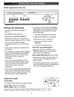 Preview for 8 page of Kenmore 363.14672 Use & Care Manual