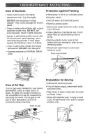 Preview for 14 page of Kenmore 363.14672 Use & Care Manual