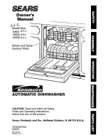 Предварительный просмотр 1 страницы Kenmore 363.15651890 Owner'S Manual