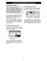 Preview for 27 page of Kenmore 363.6270 Series Use & Care Manual