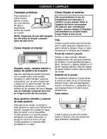 Preview for 54 page of Kenmore 363.6270 Series Use & Care Manual