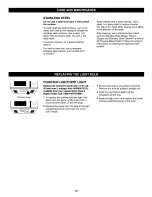 Preview for 28 page of Kenmore 363.6367 Series Use & Care Manual