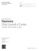 Preview for 1 page of Kenmore 363.71542 Use & Care Manual