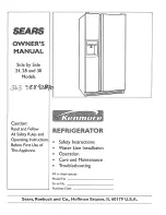 Предварительный просмотр 1 страницы Kenmore 36358892890 Owner'S Manual