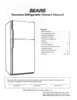 Kenmore 3639332783 Owner'S Manual предпросмотр