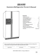 Kenmore 3639507714 Owner'S Manual preview