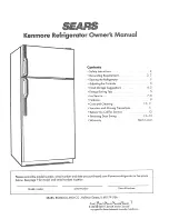 Preview for 1 page of Kenmore 3639644214 Owner'S Manual