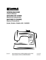 Kenmore 385.11206300 Owner'S Manual preview