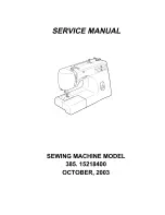 Kenmore 385.15218400 Service Manual preview