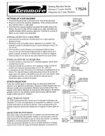 Preview for 105 page of Kenmore 385.17624 Owner'S Manual