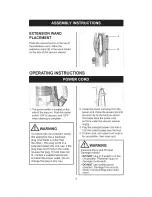 Preview for 8 page of Kenmore 3900 - Upright Vacuum Use And Care Manual