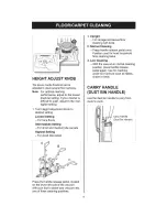 Preview for 9 page of Kenmore 3900 - Upright Vacuum Use And Care Manual