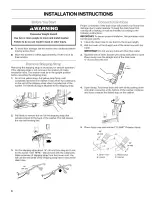 Preview for 6 page of Kenmore 3948598A Installation Instructions And Use And Care Manual