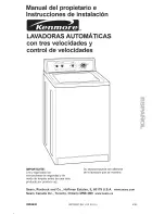 Предварительный просмотр 41 страницы Kenmore 3953630 Ower'S Manual