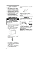 Предварительный просмотр 14 страницы Kenmore 3979092 Owner'S Manual