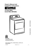 Kenmore 397909A Owner'S Manual предпросмотр