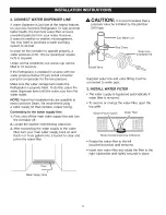 Предварительный просмотр 5 страницы Kenmore 401.40483800 Installation Instructions Manual