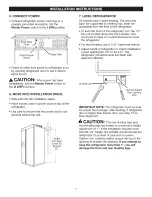 Предварительный просмотр 7 страницы Kenmore 401.40483800 Installation Instructions Manual