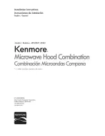 Kenmore 401.8504 Series Installation Instructions Manual предпросмотр