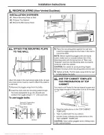 Предварительный просмотр 12 страницы Kenmore 40180092010 Installation Instructions Manual