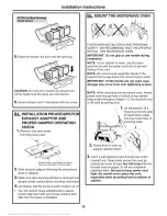 Предварительный просмотр 16 страницы Kenmore 40180092010 Installation Instructions Manual