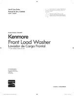 Предварительный просмотр 31 страницы Kenmore 402.4903 Series Use & Care Manual