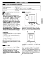 Предварительный просмотр 7 страницы Kenmore 4027 - 4.0 cu. Ft. Front-Load Washer Use And Care Manual