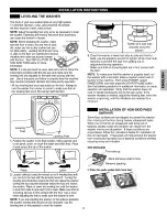 Предварительный просмотр 11 страницы Kenmore 4027 - 4.0 cu. Ft. Front-Load Washer Use And Care Manual