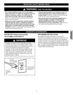 Preview for 5 page of Kenmore 4031 - 4.2 cu. Ft. Front-Load Washer Use And Care Manual