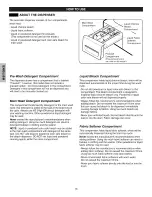 Preview for 16 page of Kenmore 4031 - 4.2 cu. Ft. Front-Load Washer Use And Care Manual