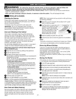 Preview for 21 page of Kenmore 4031 - 4.2 cu. Ft. Front-Load Washer Use And Care Manual