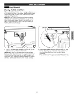 Preview for 23 page of Kenmore 4031 - 4.2 cu. Ft. Front-Load Washer Use And Care Manual