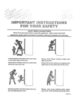 Preview for 2 page of Kenmore 40425 Use And Care Safety Manual